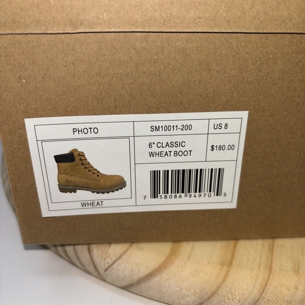 Smith's Workwear 6" Classic Wheat Boots Leather Men's US 8 New in Box - Picture 11 of 11